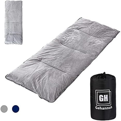 Thick Camping Sleeping Pad, Soft Comfortable Microfiber Camping Cot Pads for Adults, Lightweight Foldable Sleeping mats for Traveling Hiking Backpacking Traveling