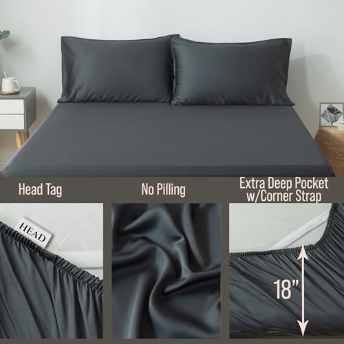 Bella Coterie | Luxury Bamboo Viscose Full Size Fitted Sheet Only