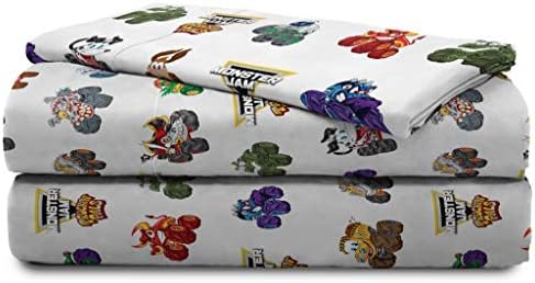 Monster Jam Toddler Size Comforter Set 4 Piece Kids Bedding for Boys, Blue