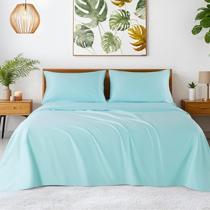 SONORO KATE 100% Egyptian Cotton Sheets,1200 Series,King Size