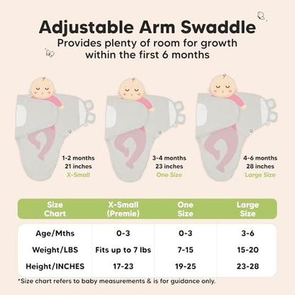 KeaBabies 3-Pack Organic Baby Swaddles for Newborns, The Wild, 0-3M