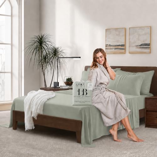 |Twin XL Size Sheet Set | Organically Grown | Ultra Soft & Cooling |100% Viscose | 15" Deep Pocket [Willow]