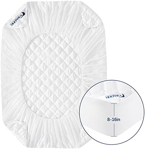 Full Size Air Mattress Pad Cover, Plush Quilted Mattress Protector Full