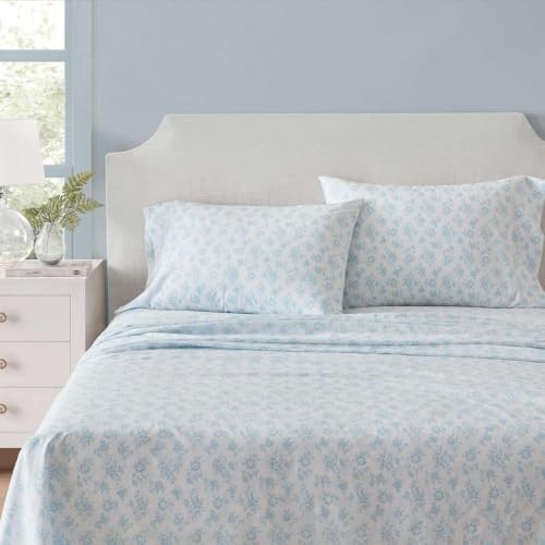 Martha Stewart - King Size Sheet Set with Fitted Sheet & Pillowcases
