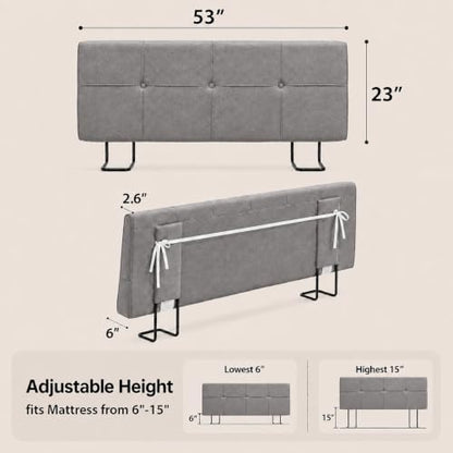 Full Headboard with Adjustable Height