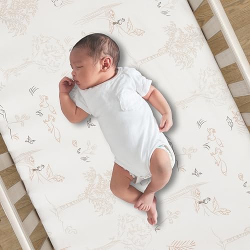 Lambs & Ivy Treetop Fox Woodland Tree Nursery 3-Piece Baby Crib Bedding Set