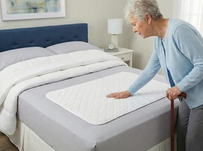 RMS Ultra Soft 4-Layer Washable and Reusable Incontinence Bed Pad, 24"x36"