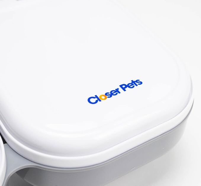 Cat Mate C200 Two-Meal Automatic Pet Feeder for Dry & Wet Food, 400g Each