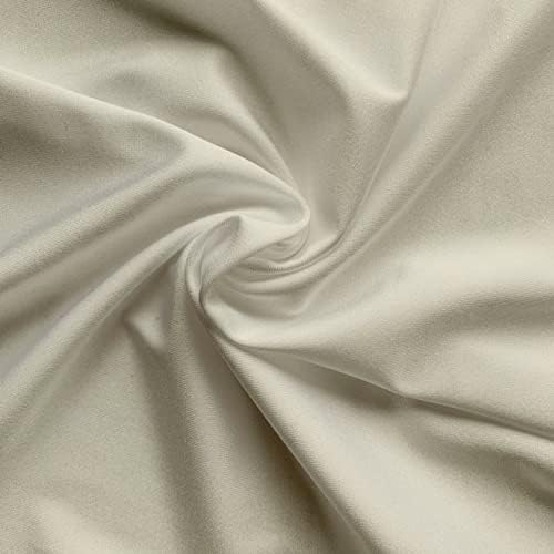 1 Piece Top Split King Fitted Sheet for Adjustable beds, 34" Split, Ivory