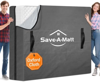 Mattress Moving Bags, Mattress Protector, Moving Supplies, Queen Size, Gray