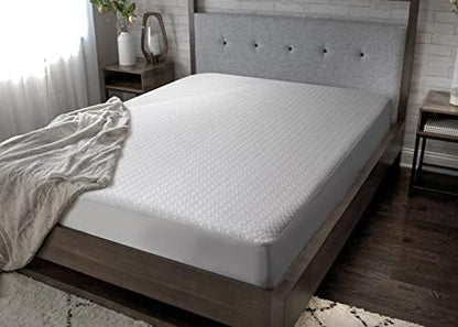 Bedgear Dri-Tec Waterproof Mattress Protector– Cooling Moisture-Wicking Mattress Cover | Breathable Noiseless Mattress Pad with Deep Pocket Fit up to 18" | Adjustable Base & Machine Washable - Twin