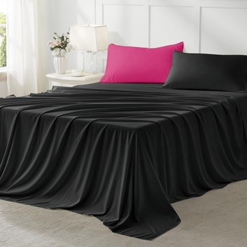 Anluoer Twin Comforter Set, 5 Piece Bed in a Bag Twin Bedding Sets