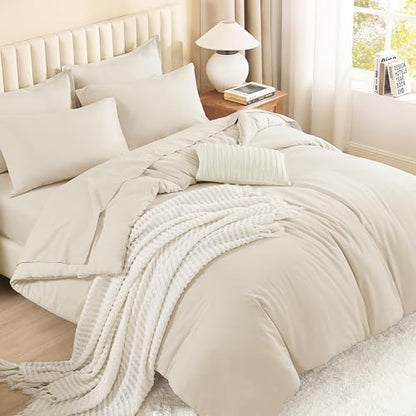 Litanika Twin/Twin XL Comforter Set with Sheets - 5 Pieces Bed in a Bag