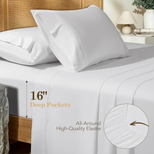 SONORO KATE 600 Thread Count 100% Organic Cotton King Size Sheet Set
