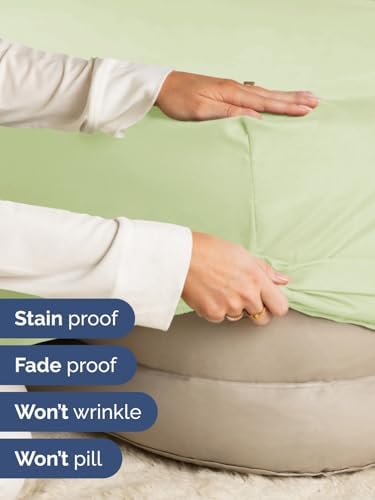 CGK Linens Extra Deep Split King Fitted Sheet Only - Light Sage Green