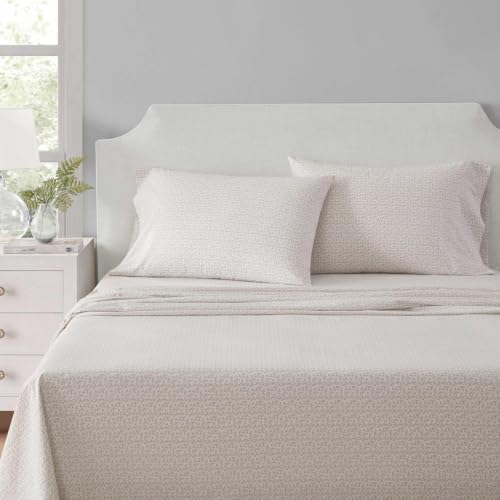 Martha Stewart - Twin Size Sheet Set with Fitted Sheet & Pillowcase