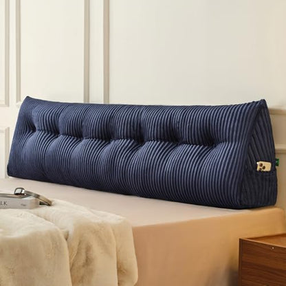 Z-hom Large Headboard Pillow King,NO ROLL Pillow, Wedge Pillow Headboard