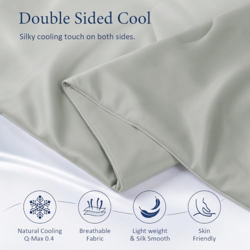 Cooling Comforter for Hot Sleepers, King 106x90, Moonstruck