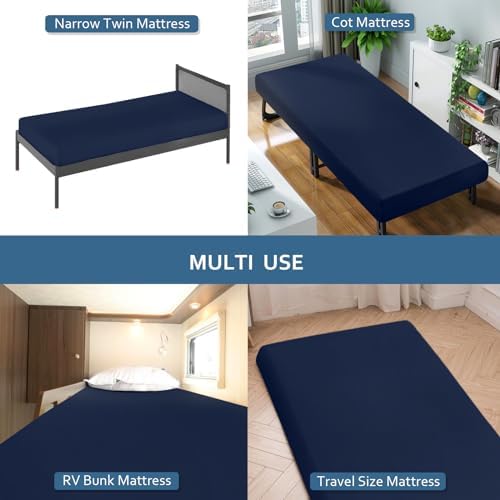 Cot Sheets 31" x 75"(Sheet Only) Navy