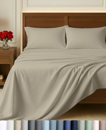 California Design Den Certified 100% Egyptian Cotton Cal King Sheets Set