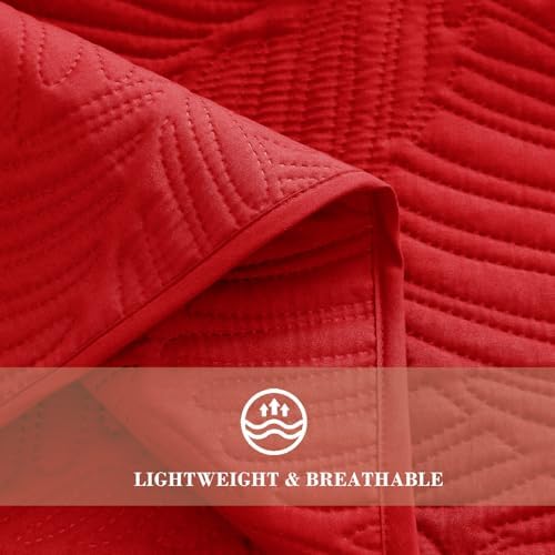 Exclusivo Mezcla Lightweight Full Queen Quilt Bedding Set, Soft Microfiber