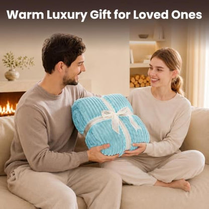 Homemate Electric Heated Heating Blanket Twin Size 62"x84" Flannel Sherpa