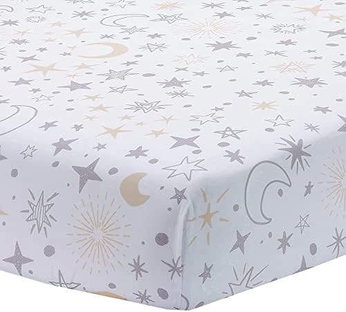Lambs & Ivy Goodnight Moon 3-Piece Celestial Nursery Baby Crib Bedding Set