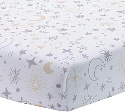Lambs & Ivy Goodnight Moon 3-Piece Celestial Nursery Baby Crib Bedding Set