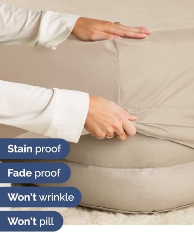 CGK Linens 2 Pack Extra Deep Cal King Fitted Sheets - Cream