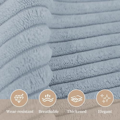 Sasttie Headboard Pillow Full, Wedge Pillow Headboard, Greyish Blue
