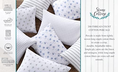 Stone Cottage - Full Size Sheet Set with Fitted Sheet & Pillowcases