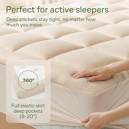 Niagara Sleep Solution King Ultra Soft Mattress Topper — Back Pain Relief