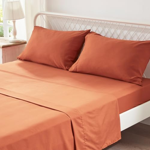 Anluoer Queen Comforter Set 7 Piece, Ruffle Bed in a Bag Queen Bedding Sets