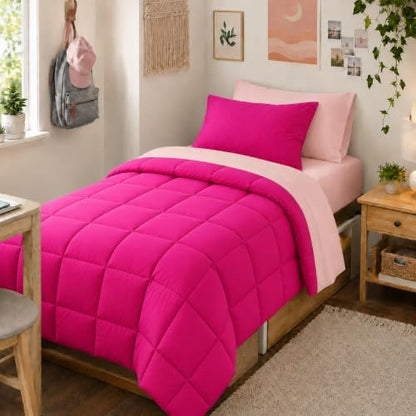 Anluoer Twin XL Comforter Set, 5 Piece Twin XL Bed in a Bag Bedding Sets