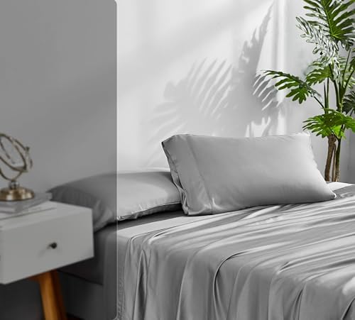 ACCURATEX Cooling Sheets for Hot Sleepers, Twin XL Size,Grey