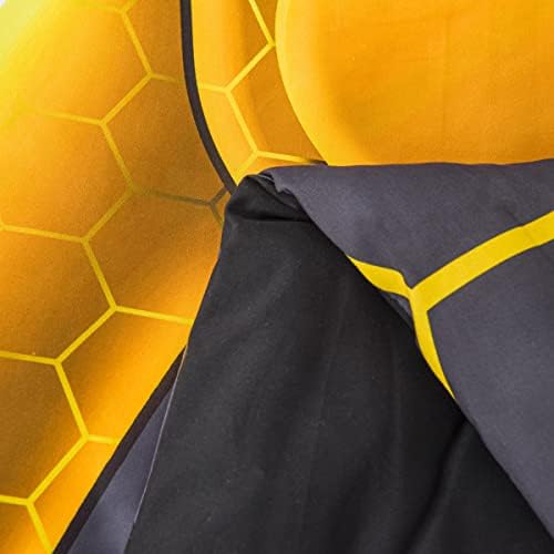 NTBED Gold Game Console Comforter Set Queen for Boys Girls Kids 3D Gaming Geometric Lightweight Microfiber Bedding Sets