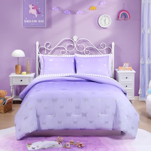 Twin Comforter Set with Sheets for Girls-5 Pieces Twin Bedding Sets