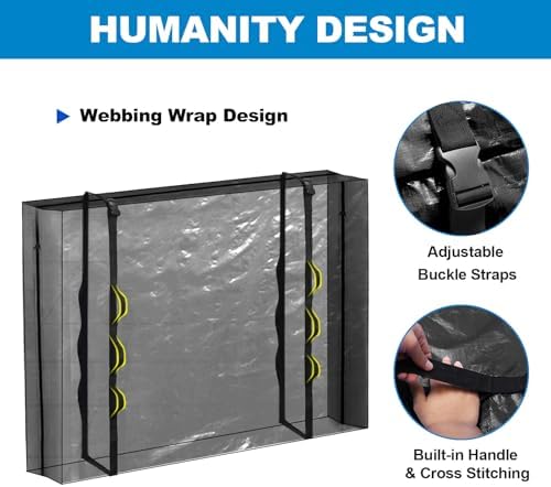 TICONN Mattress Bags for Moving, Heavy Duty Mattress Cover Storage Bag