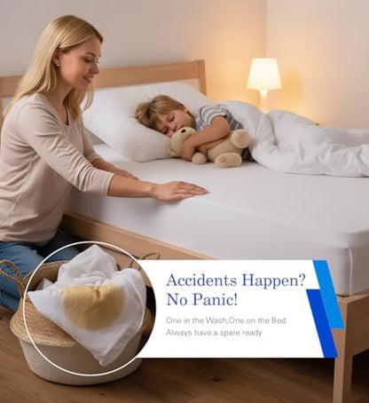 King Mattress Protector Waterproof Mattress Pad Cover 2 Pack