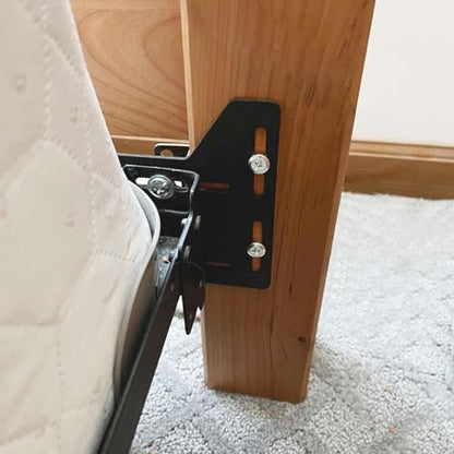 Full to Queen Conversion Kit, 4 PCS Headboard Brackets for Metal Bed Frame