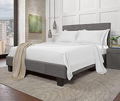 Stylinen 100% Organic Eucalyptus Bed Sheets King Size 4 Piece Set, Tencel Lyocell, Silky Soft & Smooth, Breathable, 16 Inch Deep Pockets, 1 Fitted, 1 Flat, 2 Pillowcases (King, White)