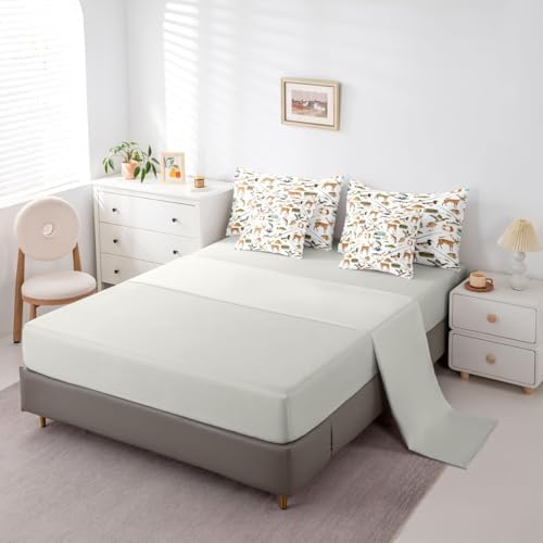Erosebridal Hunting and Fishing 7 Piece Bed in A Bag Queen Comforter Set Mallard Duck Deer Hunting Bedding Set Boys Bass Fish Camper Car Sheet Set with Comforter Rustic Cabin Lake House Wild Quilt