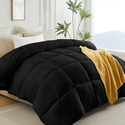 L LOVSOUL Cali King Comforter Down Alternative Duvet Insert, 108x98IN