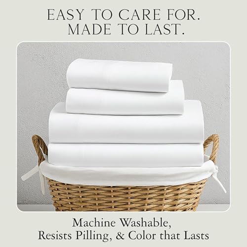 KARISSA MAE Luxury Bamboo Viscose California King Size Sheet Set