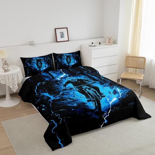 Feelyou Dirt Bike Kids Bedding Set Boys Girls Twin Size