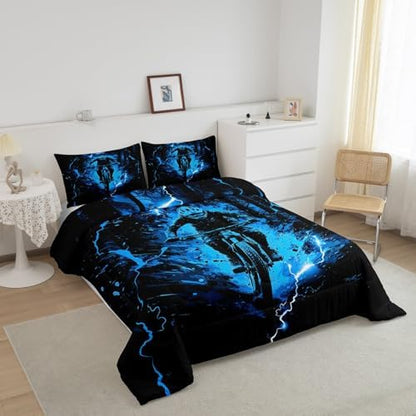 Feelyou Dirt Bike Kids Bedding Set Boys Girls Twin Size