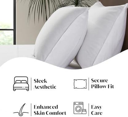 |Twin Size Sheet Set | Organically Grown | Ultra Soft & Cooling |100% Viscose | 17" Deep Pocket [White]