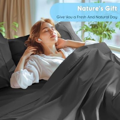 SONORO KATE 1000 Series 100% Egyptian Cotton Full Sheet Set,4 Pieces