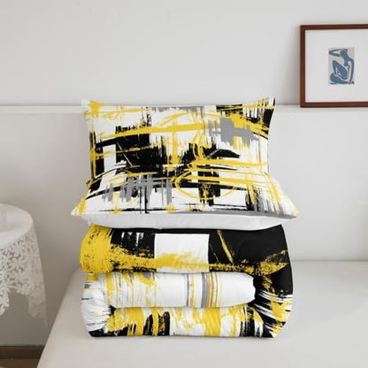 Feelyou Striped Comforter Set Full Size Kids Boys Bedding