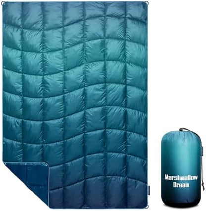 Camping Blanket Puffy Camp Blanket Mini Outdoor Blanket